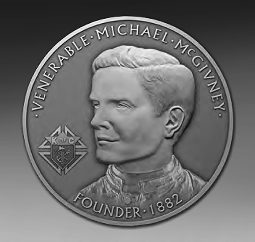 Blessed Michael J. McGivney Medallion Knights of Columbus