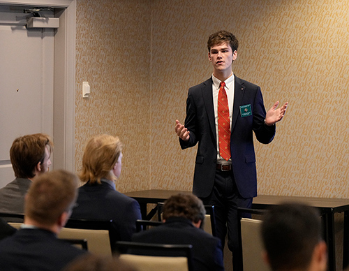 Hans Guenther, Sophomore at Georgetown University in Washington, D.C.