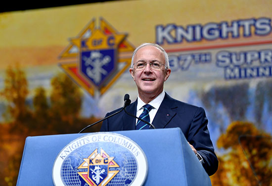 Supreme Knight Delivers Annual Report